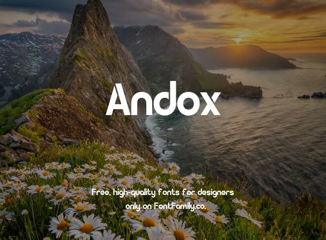 Andox Font