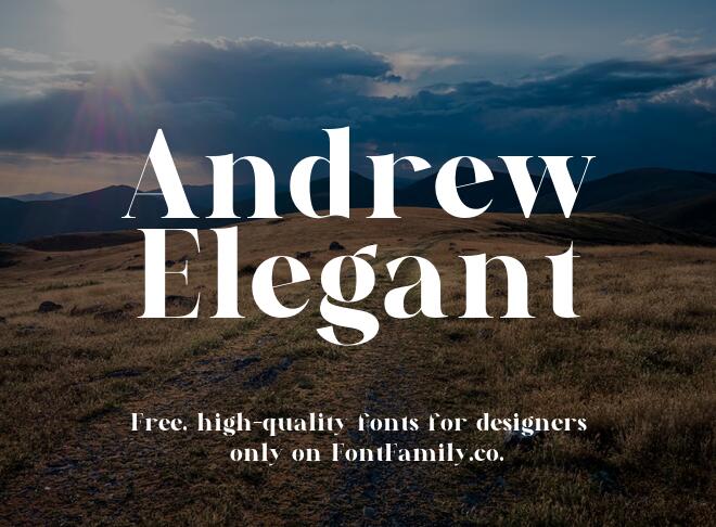 Andrew Elegant Font