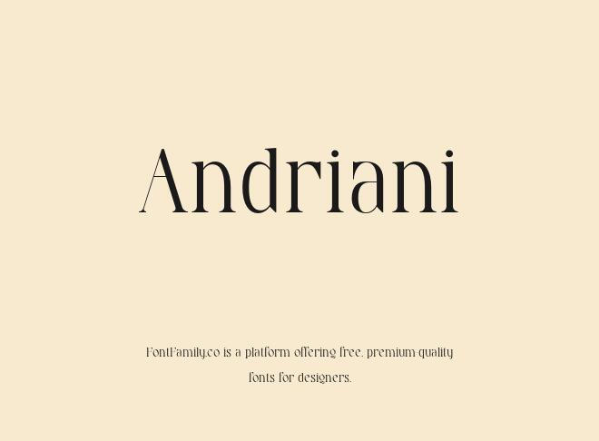 Andriani Font