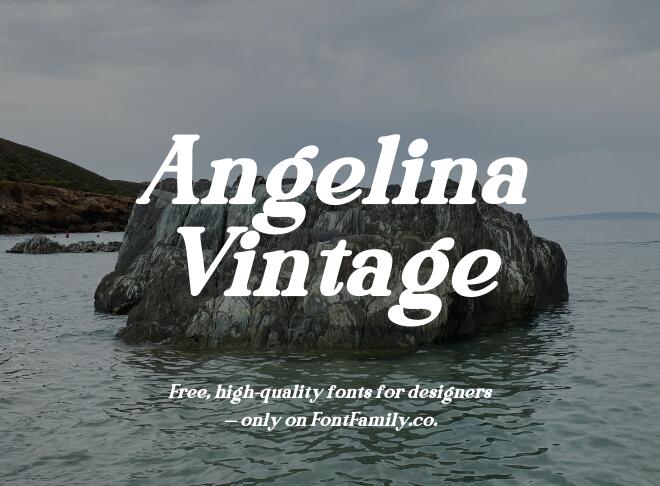 Angelina Vintage Font