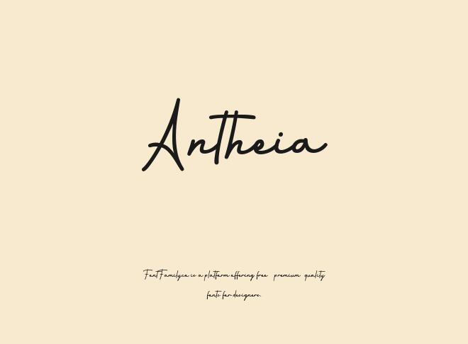 Antheia Font