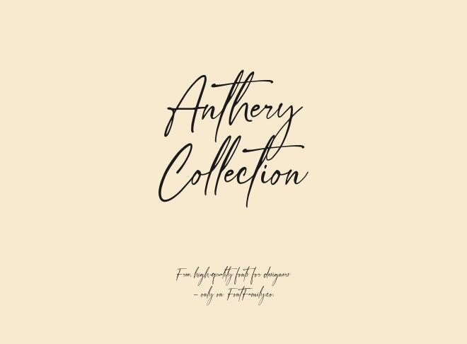 Anthery Collection Font