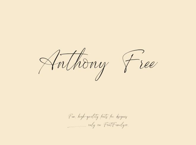 Anthony Free Font