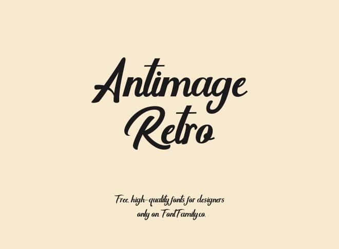 Antimage Retro Font