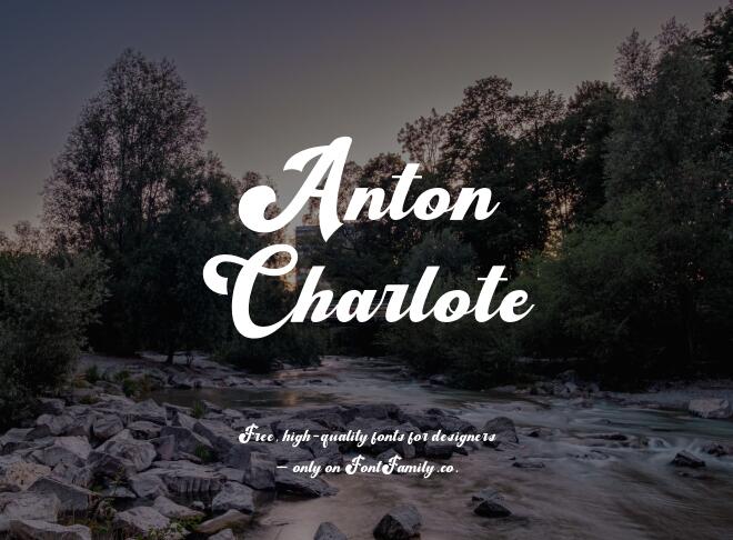 Anton Charlote Font
