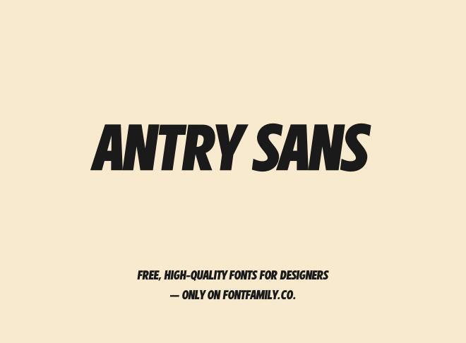 Antry Sans Font