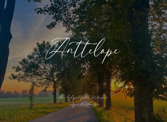 Anttelope Font