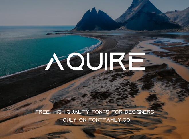 Aquire Font