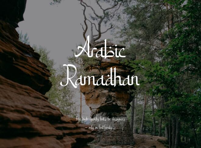 Arabic Ramadhan Font