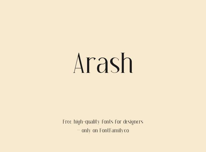 Arash Font