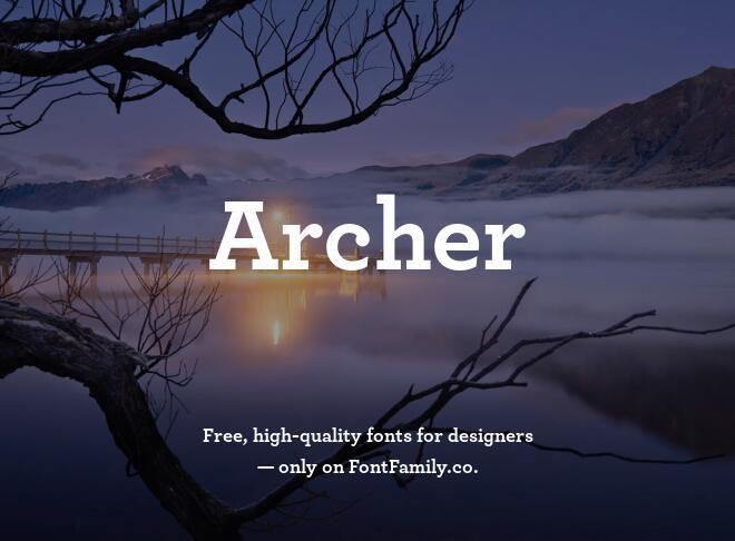 Archer Font