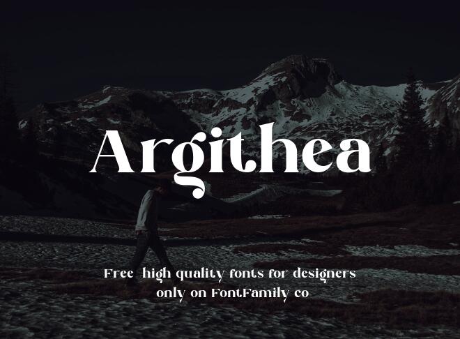 Argithea Font
