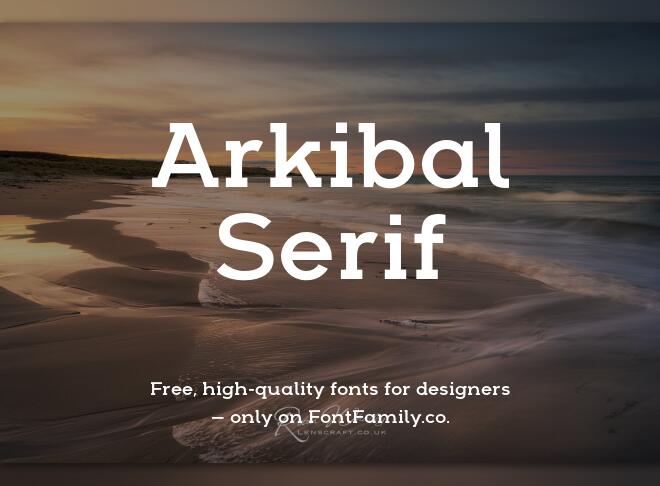 Arkibal Serif Font