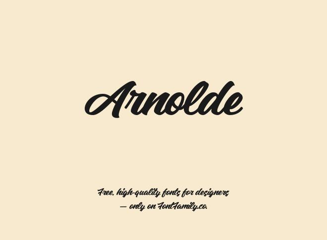 Arnolde Font