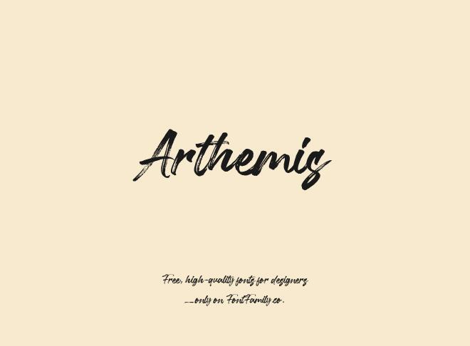Arthemis Font