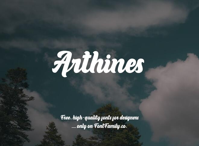 Arthines Font