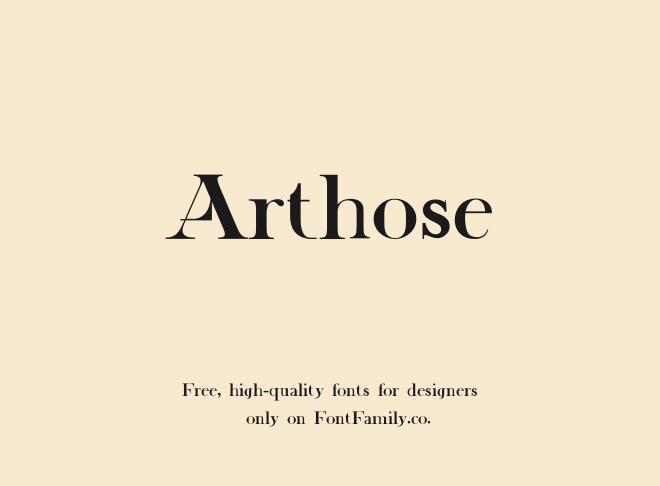 Arthose Font