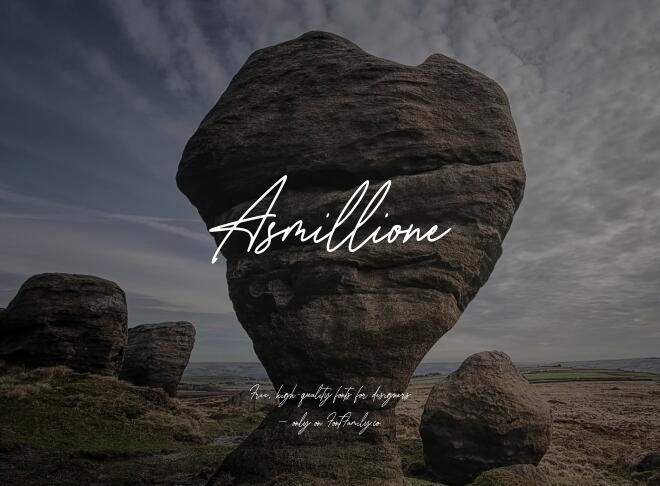 Asmillione Font