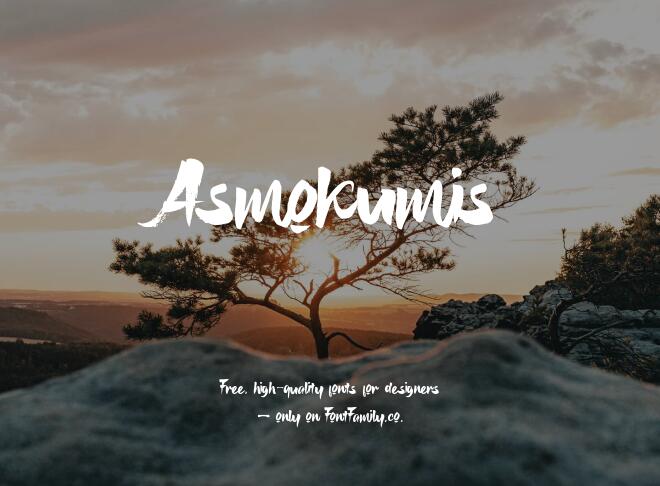 Asmokumis Font