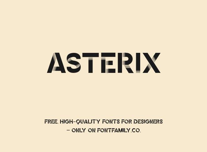 Asterix Font