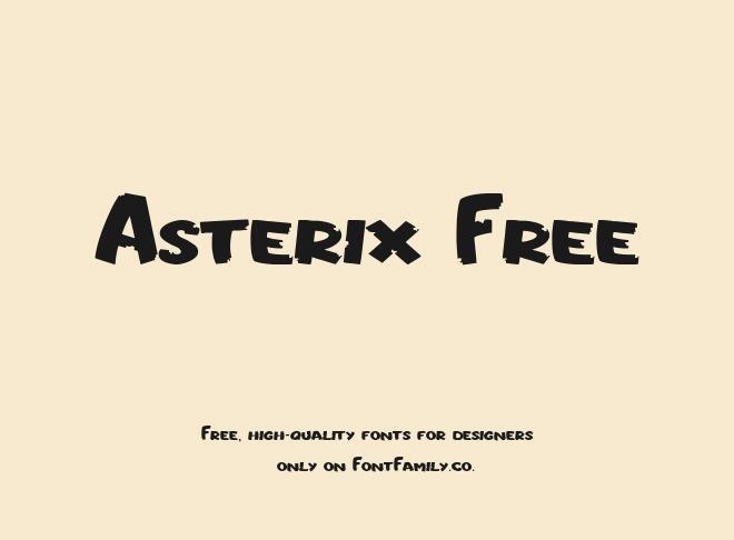 Asterix Free Font