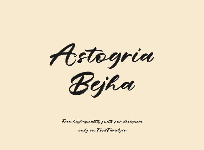 Astogria Bejha Font