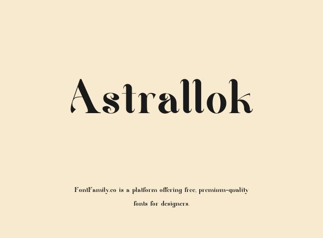 Astrallok Font