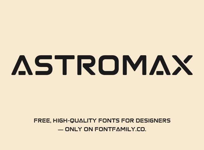 Astromax Font