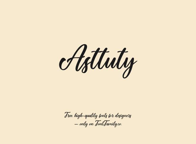 Asttuty Font