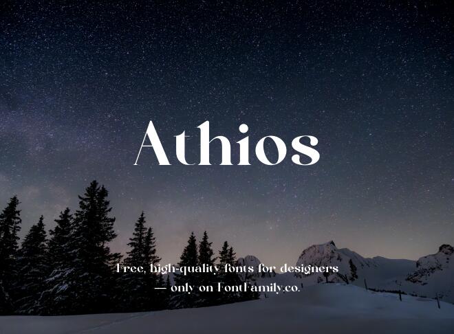 Athios Font