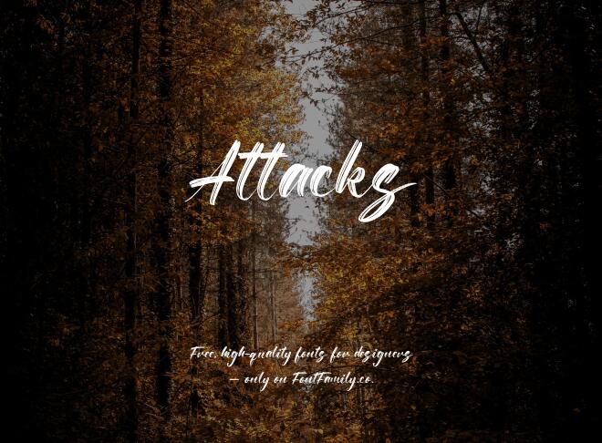 Attacks Font