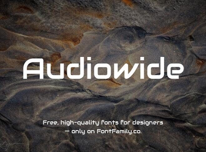 Audiowide Font