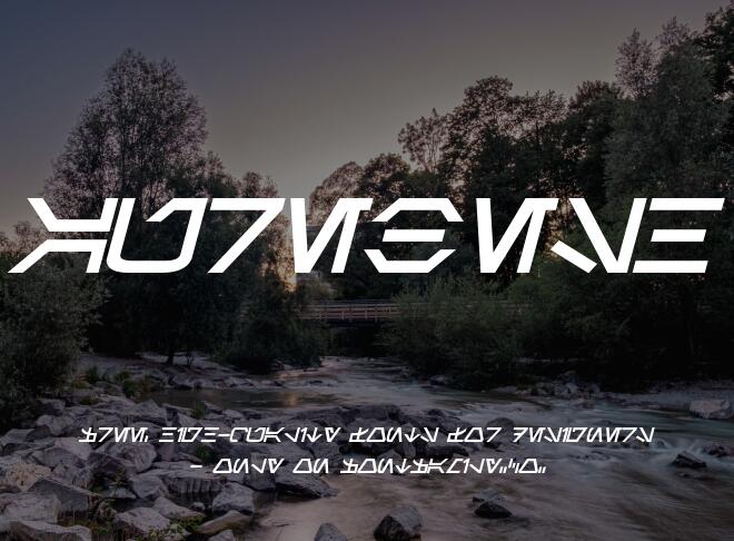Aurebesh Font