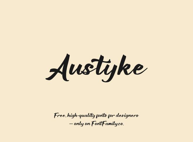 Austyke Font
