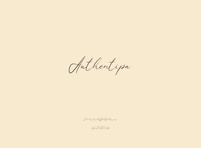 Authentipa Font
