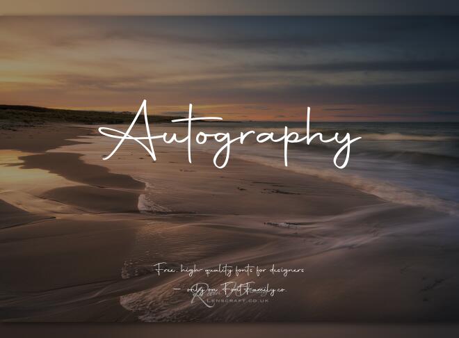 Autography Font
