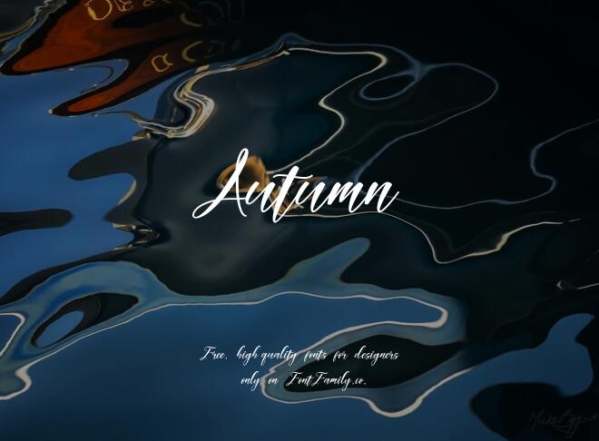 Autumn Font