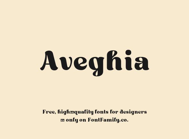 Aveghia Font