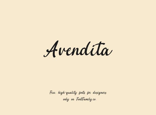 Avendita Font