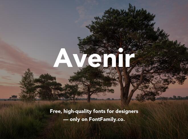 Avenir Font
