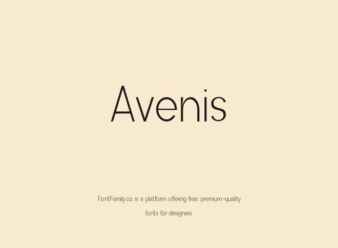 Avenis Font