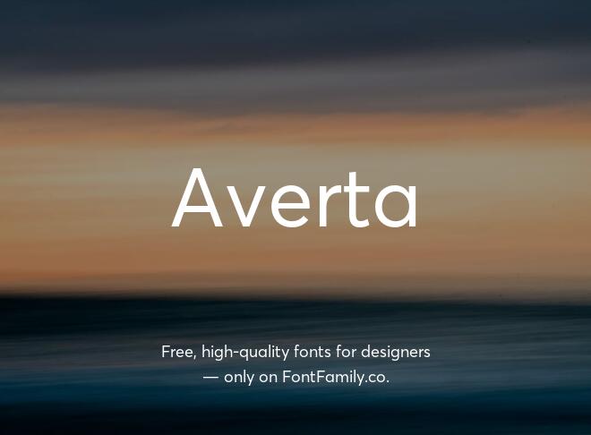 Averta Font
