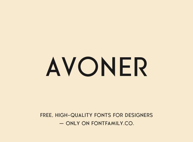 Avoner Font