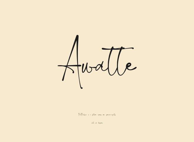 Awatte Font