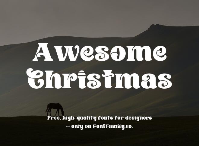 Awesome Christmas Font