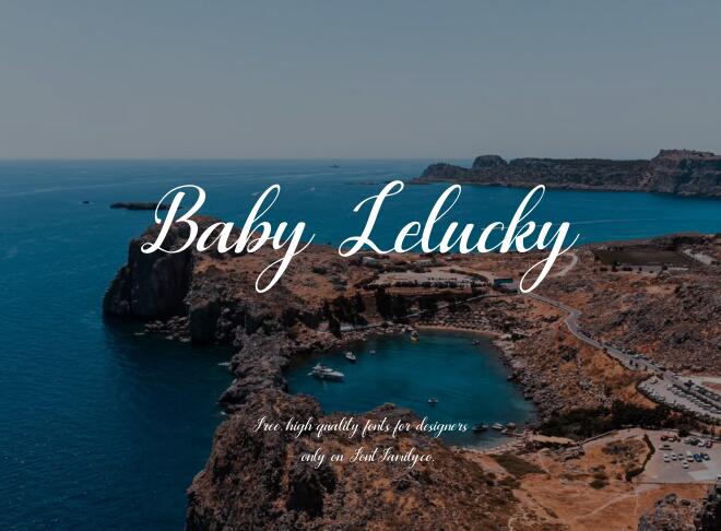 Baby Lelucky Font