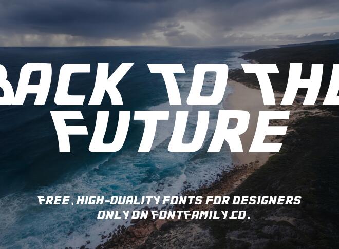 Back To The Future Font