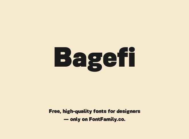 Bagefi Font