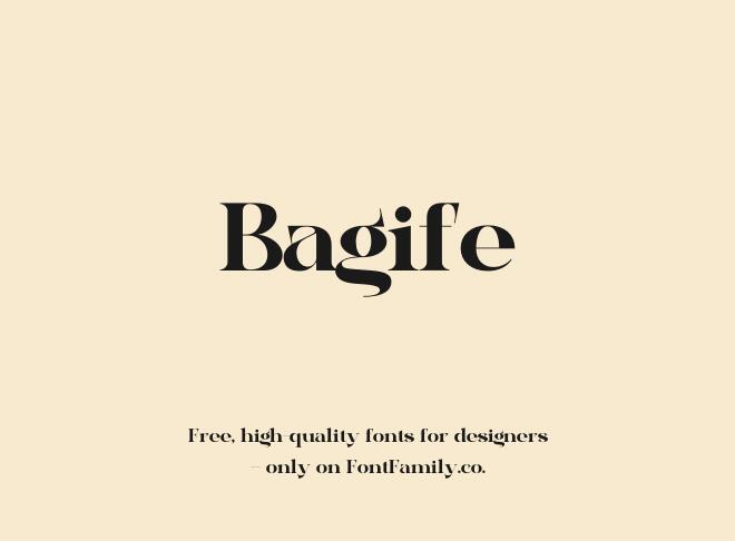 Bagife Font