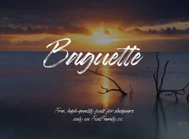 Baguette Font